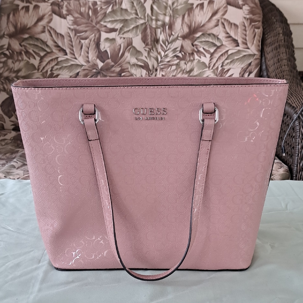 GUESS Blush Pink Tote Bag